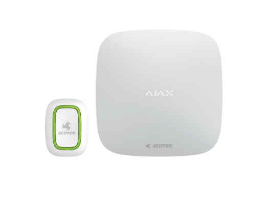 Alarmlink Elotec Ajax Assistansealarm ransalarm butikk grunnpakke 1 butikk sikkerhet