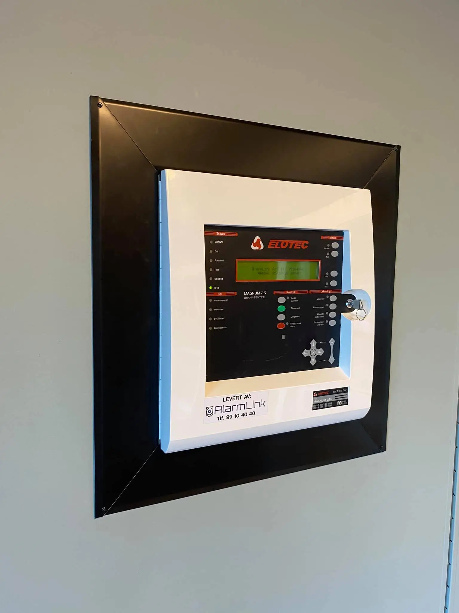 Alarmlink Elotec Magnum 25 brannsentral brannalarm brannsikkerhet