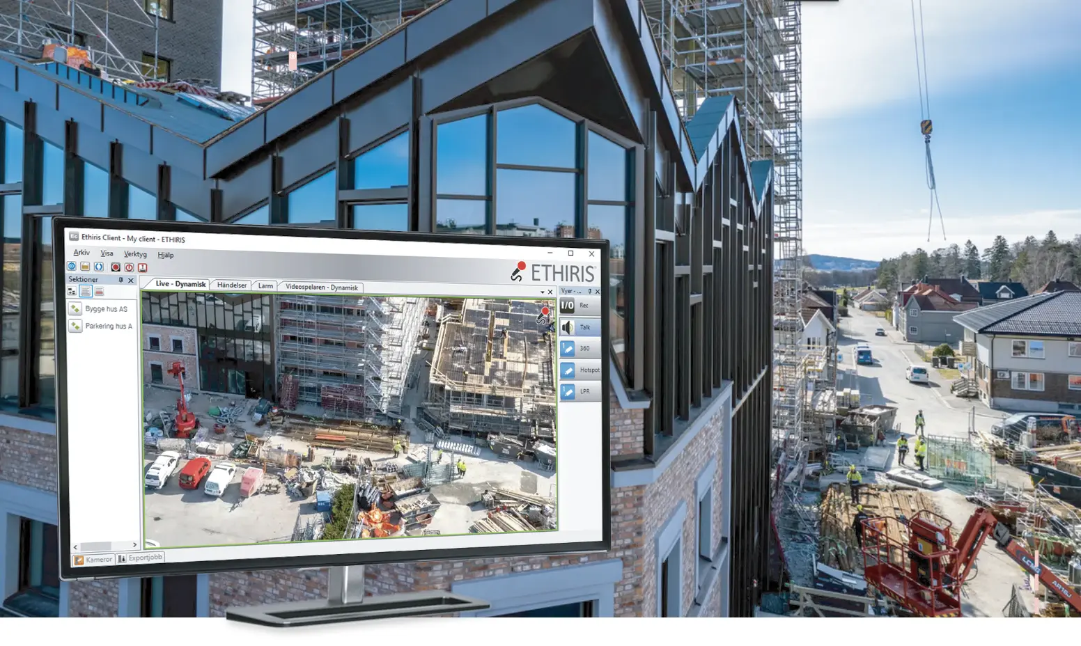 Alarmlink ethiris vms Betongbygg Safe4